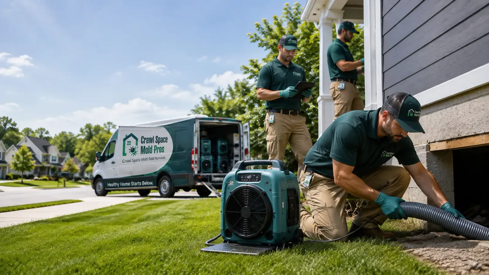 Crawl Space Mold Removal in Louisa, VA